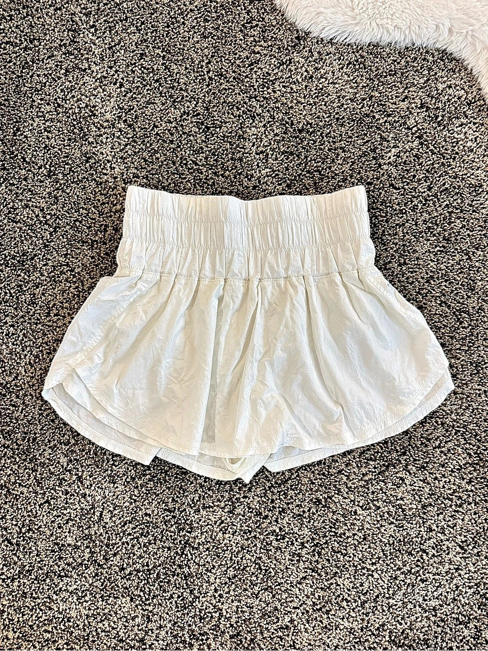 FP Movement The Way Home Shorts White High Waist